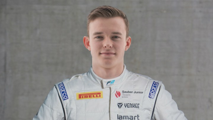 Callum Ilott F2 Sauber Charouz