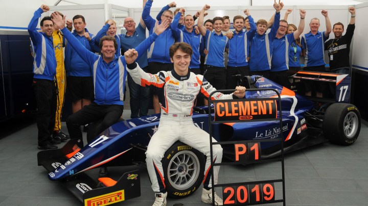 Clement Novalak British F3 Champion 2019
