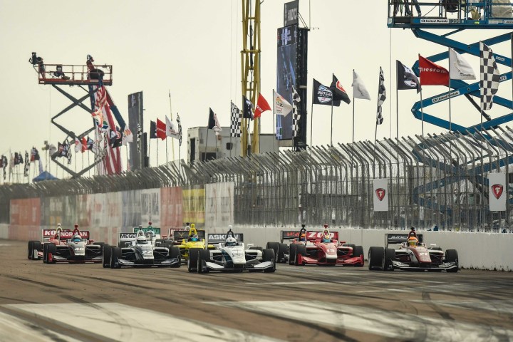 Indy Lights - start st pete 2019