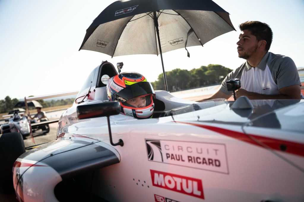 All the preparation is complete, drivers ready for their first experience of single seater cars at Paul Ricard.