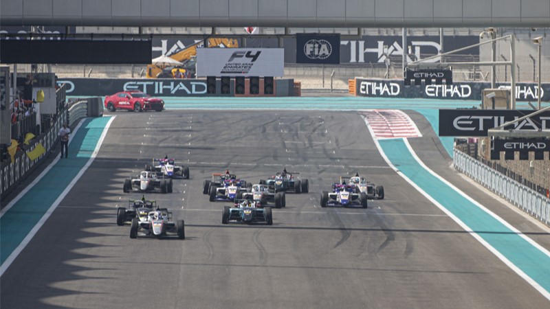 F4 UAE cars on track in 2022
