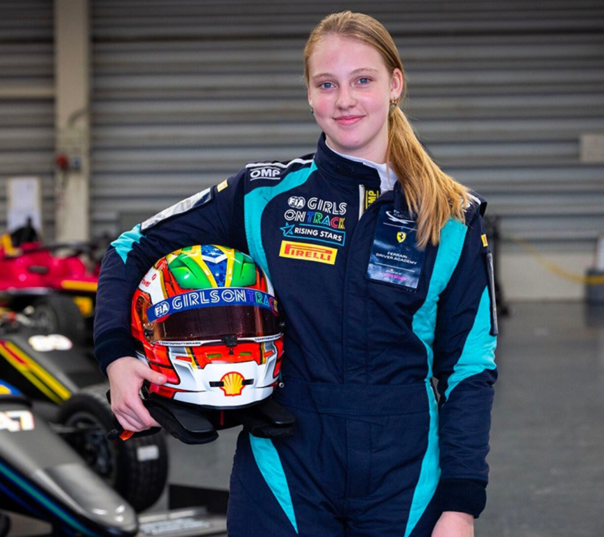 Aurelia Nobels at the FIA Girls on Track - Rising Stars final in Maranello