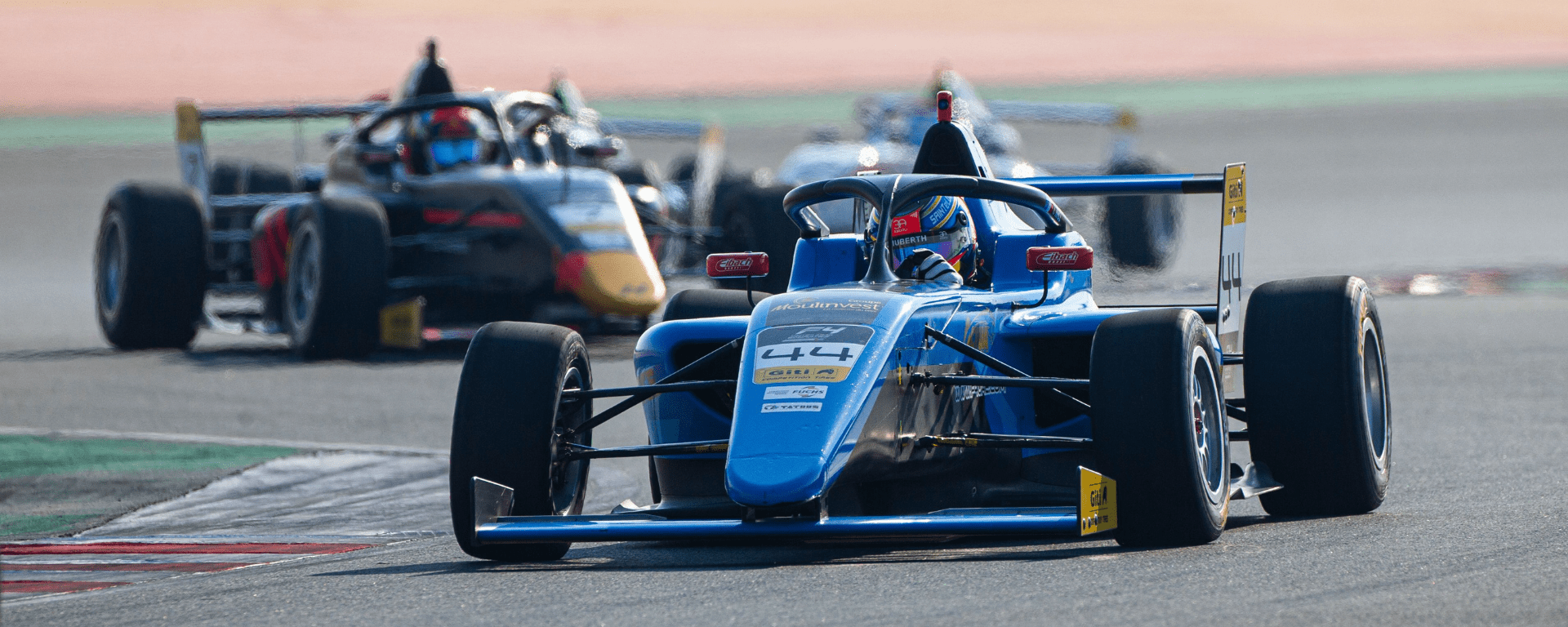 Théophile Naël on track in Kuwait in the F4 UAE championship