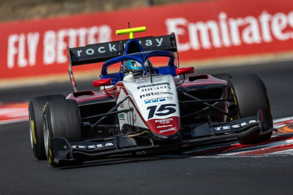 Having raced for Charouz in Hungary and Belgium in 2022, Christian Mansell begins his first full-time FIA F3 season with Campos | Credit: Diederik van der Laan / Dutch Photo Agency