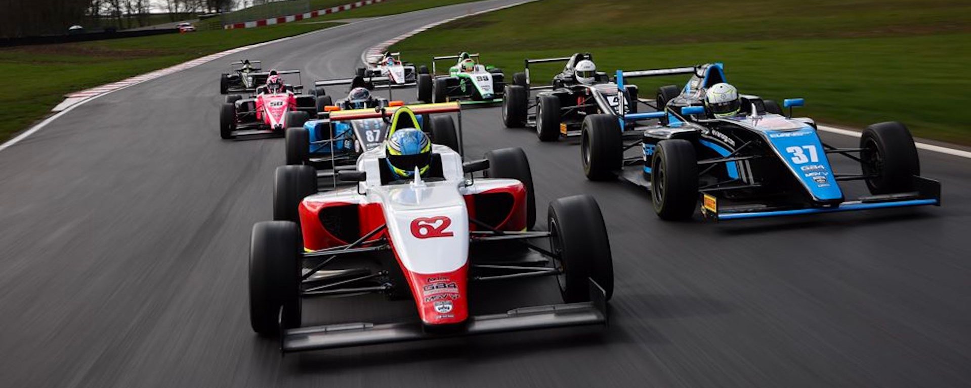 Eight GB4 cars on track