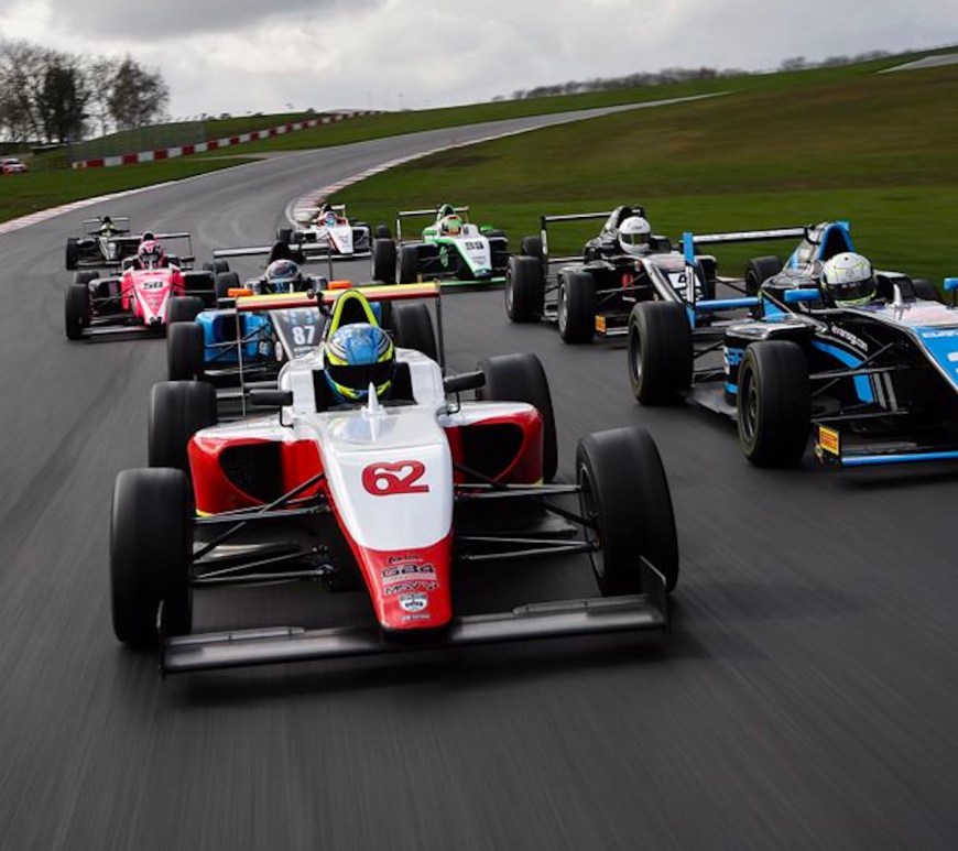 Eight GB4 cars on track