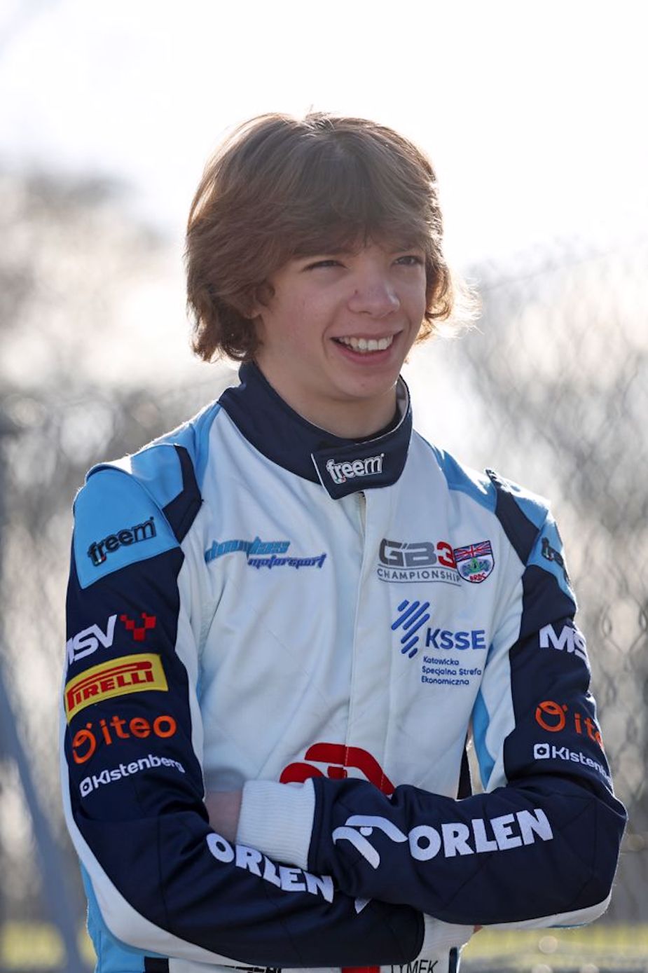 Tymek Kucharczyk smiling at the camera