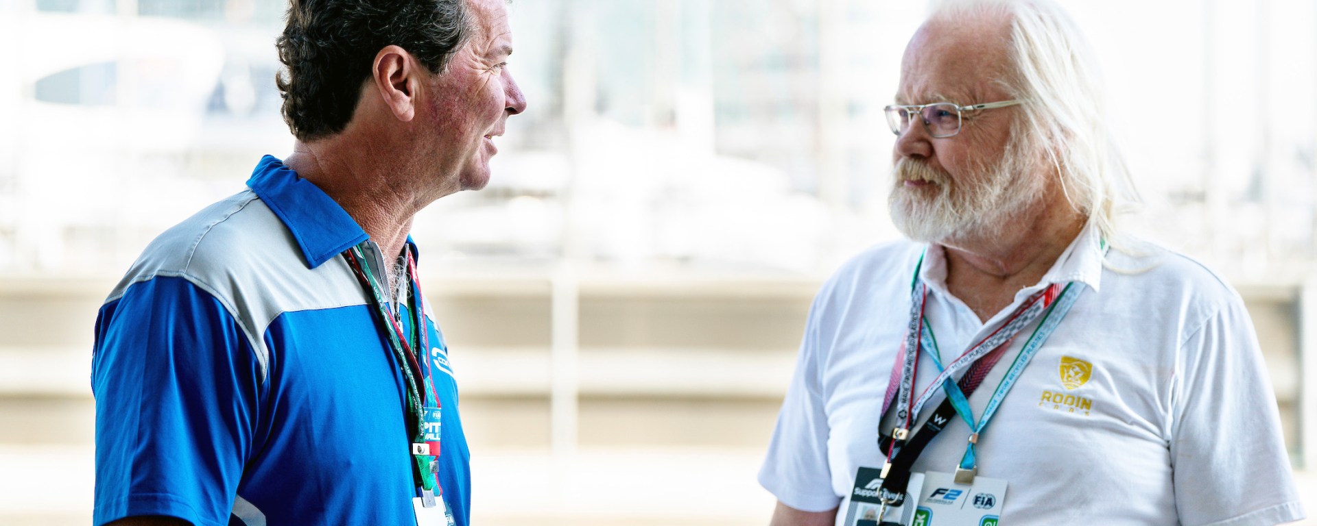 Two men having a conversation